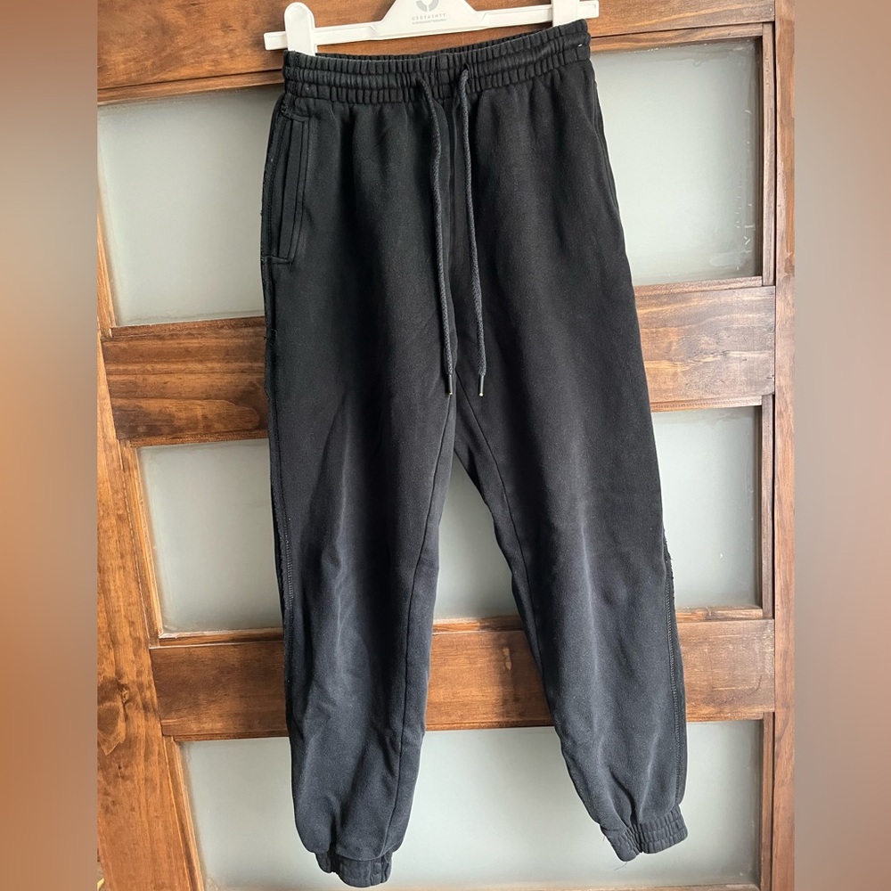 Aerie Black fleece Joggers Size XS